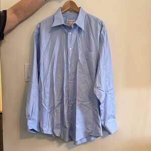 Pronto Uomo Blue Classic Dress Shirt